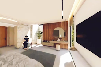 do family interior pool design models bim revit design hvac 3d rendering