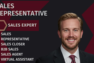 be high ticket sales closer sales representative sales person online sales agent