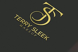 do modern minimalist monogram or initial letters logo design
