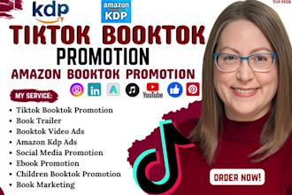 use booktok to promote your amazon kdp book on my booktok tiktok account