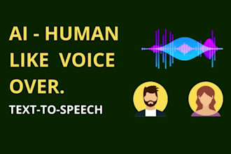create real human like ai voice over text to speech
