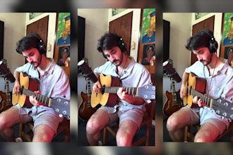 record and acoustic guitar for your track