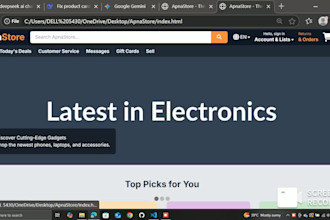 create a beautiful static website using HTML5 css3