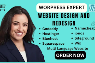 godaddy hostinger website design bluehost wix duda ionos google ecommerce site