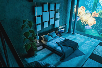 create custom vrchat world 3d game environment, vrchat metaverse