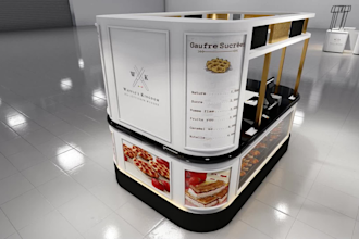 create the design and renders for your exhibition stand