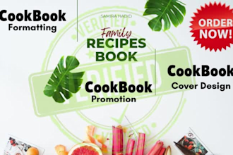 write quality cookbook recipes, cookbook design, cookbook format, cookbook cover