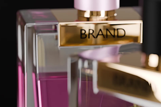 create stunning 3d explainer product animation, 3d perfume animation,3d product