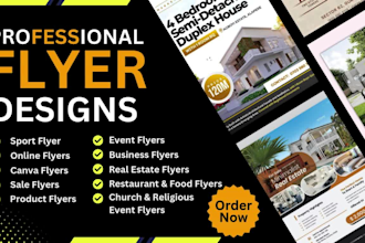 sport flyer online flyer canva flyer real estate flyer restaurant and food flyer