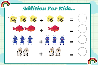 design a beautiful worksheet for your children