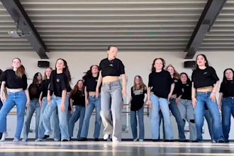 do amazing group dance, afro dance, shuffle dance, hip hop dance to your music