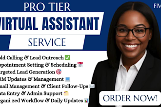 be your honest virtual assistant for cold calling, lead gen, and admin tasks