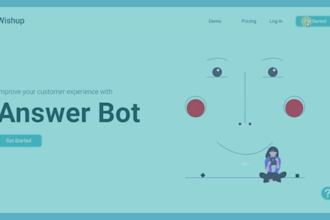 design a responsive website with ai answer bot