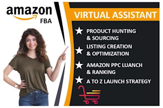 be your expert amazon fba virtual assistant for amazon fba store