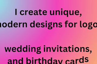 design wedding invitations birthday cards logo