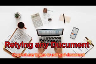 manually retype pdf convert pdf to word