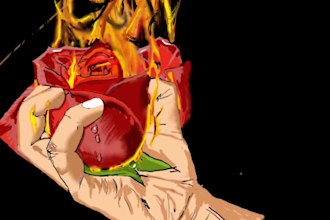 make something amazing, realistic art in an illustration