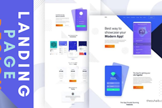 do wordpress landing page or single page website in just 1 day