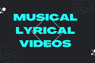 make a perfect lyrical music video