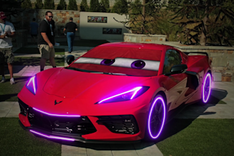 create visual effect pixar eyes to any your car