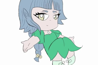 chibi style illustration commissions