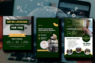 design professional social media posts, banners, pins, and covers