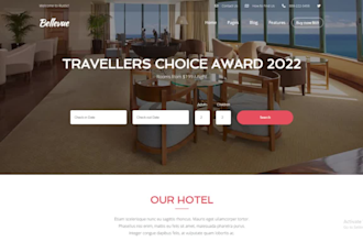 build a vacation rental website and set up airbnb, expedia, booking, smoobu