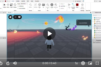 develop roleplay game,fps,obby roblox,simulator,,script,vfx