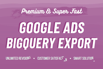 export google ads data to bigquery with backfill