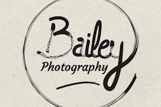 create a professional calligraphy brush logo