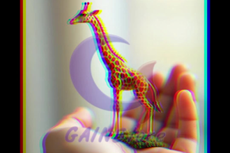 create charming miniature digital animal illustrations
