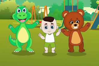 do unique 2d animation for kids and learning videos