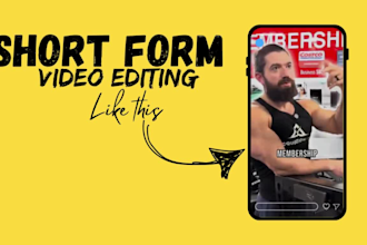 edit youtube shorts, instagram reels, tiktok videos, vlogs with hormozi style