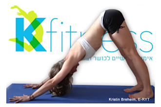 model a yoga pose to promote your business