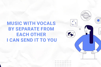 professional vocal and music separation for clear audio