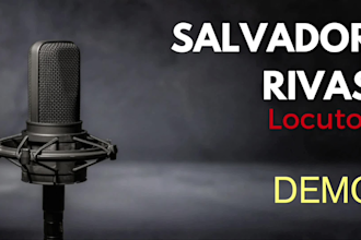locutor profesional voz grave
