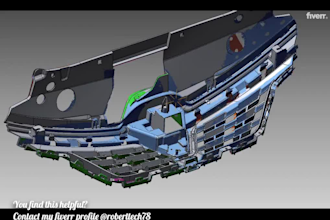 design 3d mechanical products, 2d drawings, reverse engineering, cad modeling
