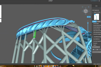 professionaly support your 3d model for resin 3d printing