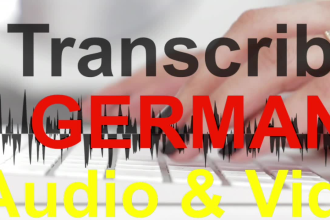 create srt or vtt subtitle caption for german or english video