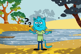 make a 2d cartoon animation video