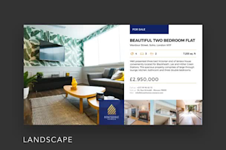 create professional real estate listing video
