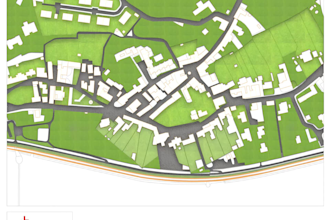 architectural mapping , site analysis, masterplan,  real estate map, site plan
