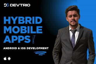 develop hybrid apps with react native, flutter, and supabase backend