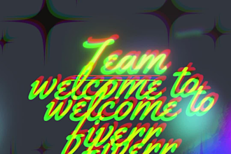 create typography video and text animation