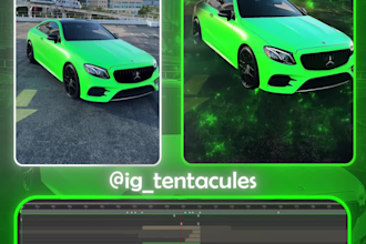 make stunning car, products, cinematic edits and fast paced