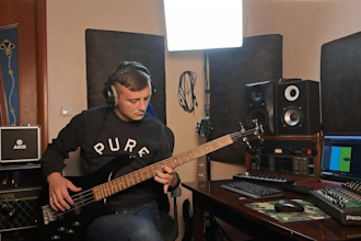 record pro rock, pop rock, or metal bass guitar