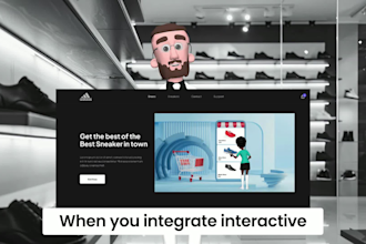 create interactive video, 3d explainer videos and clickable demo animation