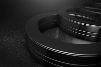 create a 3d car logo and company animation