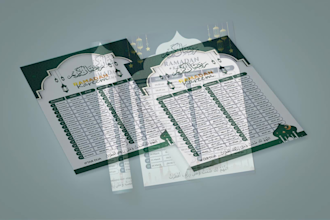 design amazing ramadan calender
