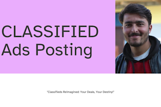 do classified ads posters